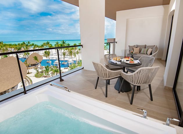HYATT ZIVA CAP CANA - OCEAN VIEW ONE BEDROOM MASTER SUITE BALCONY